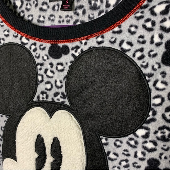 Live Love Disney Mickey Mouse Fleece Pajama Top - Picture 2 of 12